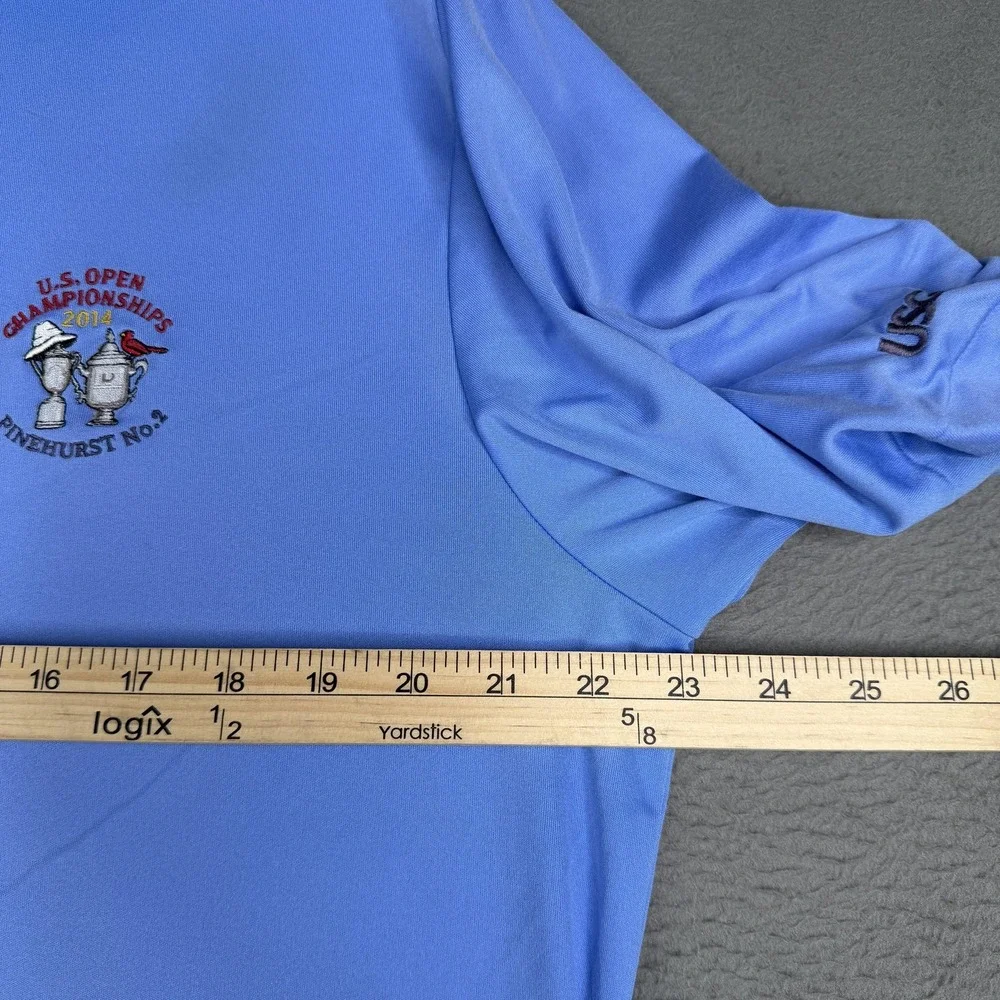 US Open Pinehurst Volunteer Shirt Mens Large Blue Golf Polo Golf Ralph Lauren‎